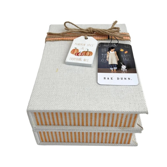 NWT Rae Dunn Decorative Faux Fall Books - Picture 4 of 8